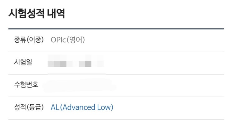  OPIC AL 등급 1트에 달성한 공부법 & 시험 당일 후기