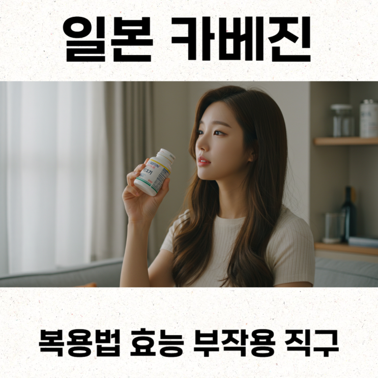  일본 카베진복용법 효능 부작용 직구