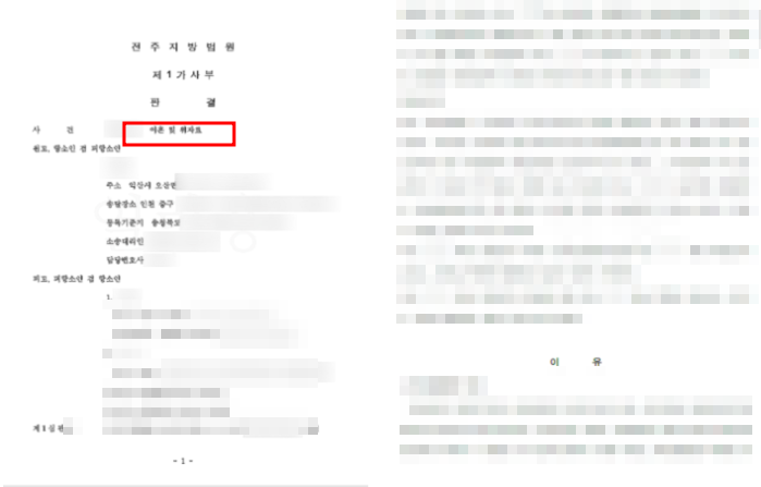전주상간소송 해결전략은