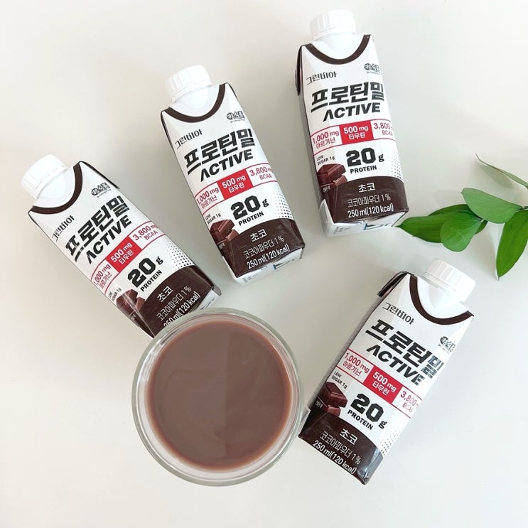 프로틴 단백질음료 초코맛에 반한 그린비아 프로틴밀 ACTIVE 프로틴 단백질음료 초코맛에 반한 그린비아 프로틴밀 ACTIVE