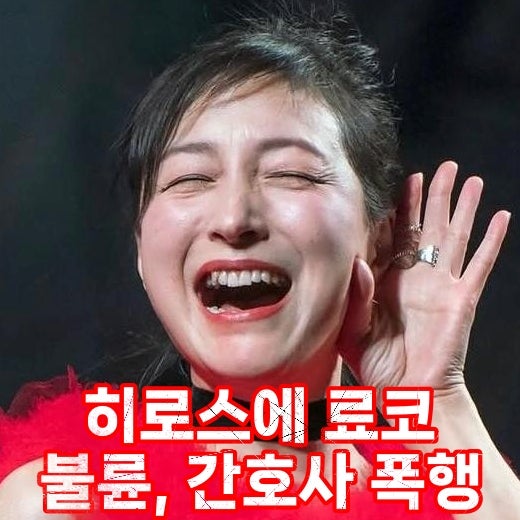 히로스에 료코 불륜에 이은 간호사 폭행 사건 정리