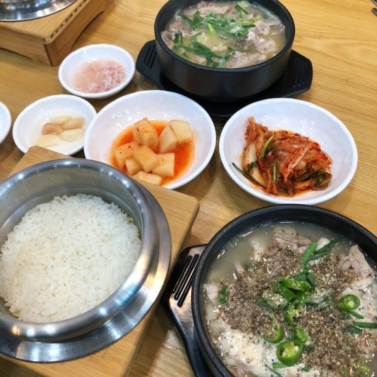  인천 남동공단 신상 맛집 맛또아순대국 솥밥 주는 국밥집