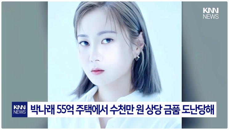 박나래 단독주택 집 도둑들어 빈집털이범 수천만원 금품 도난 피해금액은? 나혼자산다