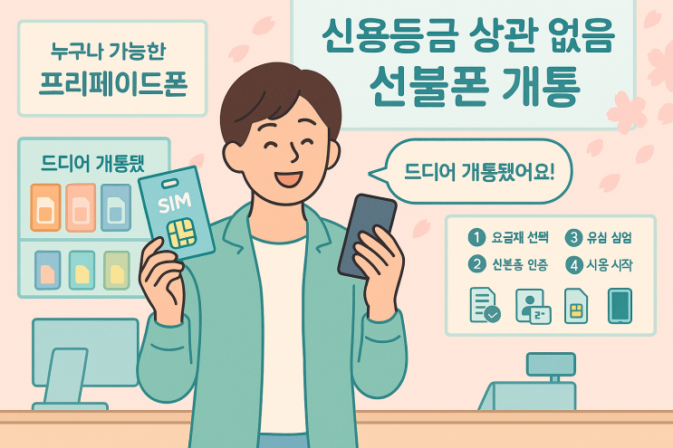  신용등급 상관 없는 알뜰폰 개통 방법