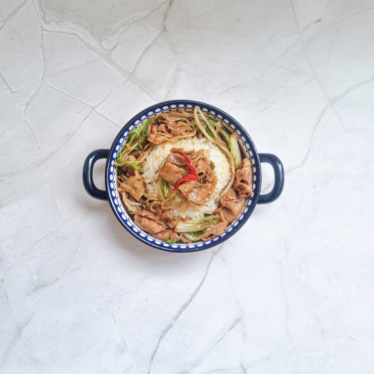  차돌숙주볶음 칼로리 다이어트 차돌숙주볶음밥 요리