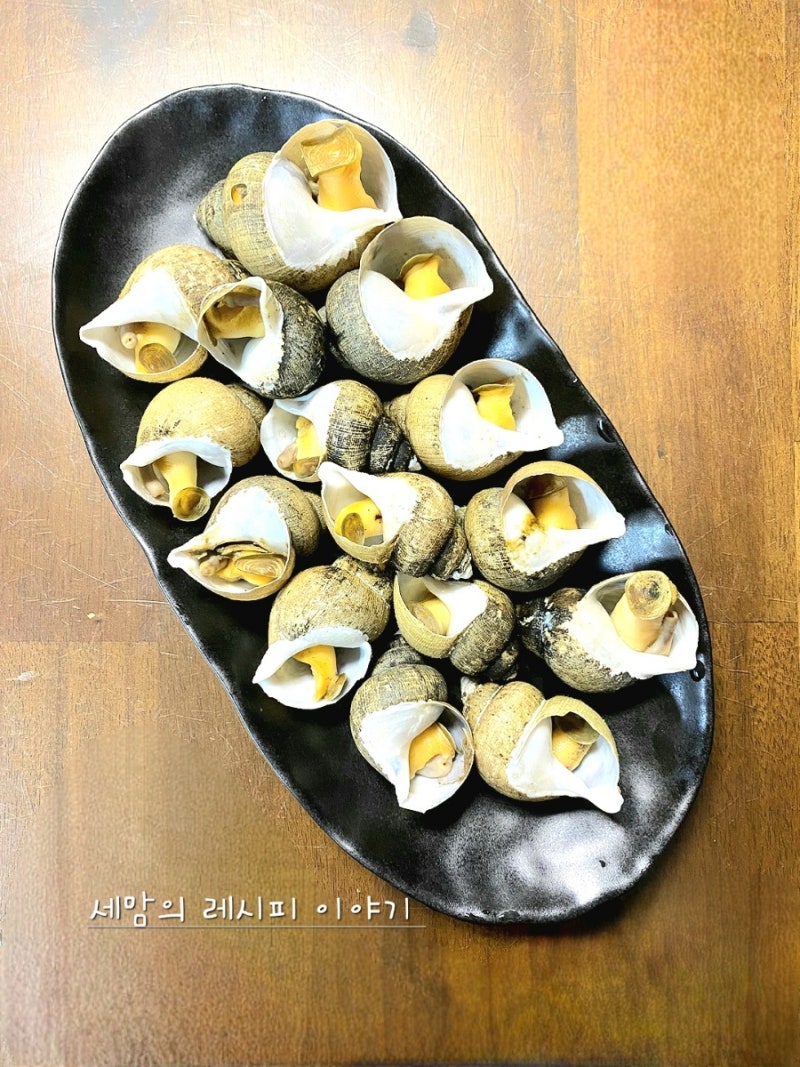 백골뱅이 삶는법 제철 백골뱅이 손질부터 숙회 무침까지