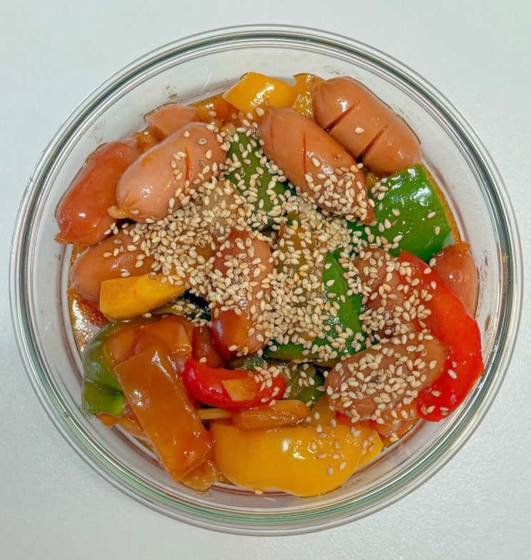  소시지 야채볶음!! 특급 양념 소스 대공개