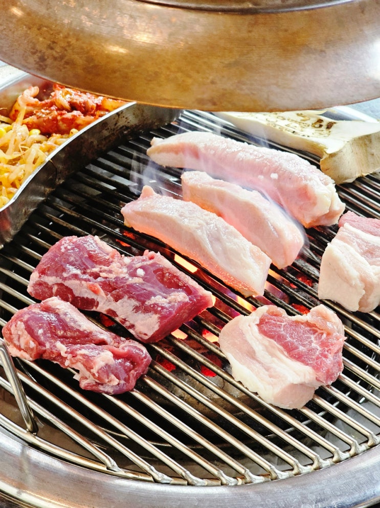  배방삼겹살 가성비 좋은 봉급일 연탄구이