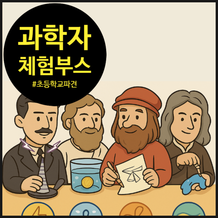  [과학체험부스] 네 명의 과학자가 학교로 찾아갑니다! | 체험학습 | 초등학교 | 오해피데이지