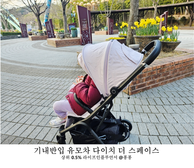  국민 육아템 기내반입 절충형 휴대용 유모차 추천 다이치 더 스페이스 디럭스 같은 초경량 유모차