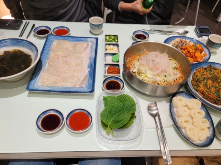  생선회 물회 수육 해산물 강원도 강릉역 맛집, 강릉 해미가