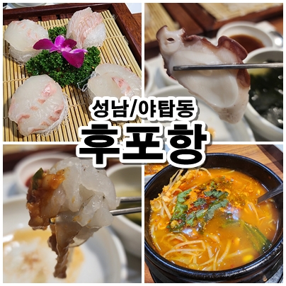  [성남] 야탑동 맛집 '후포항' 참가자미 세꼬시의 참맛을 찾다!