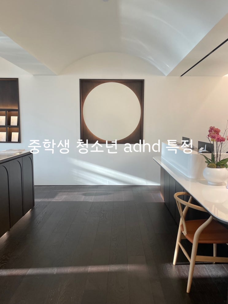 중학생 청소년 ADHD 특징 치료제 종류