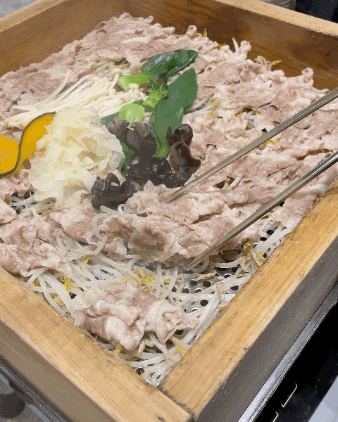  모두의 편백샤브 발산역 모임 가성비 무한리필 생맥주 무제한