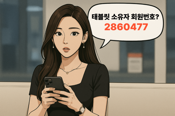  앤텔레콤 선불폰 개통 태블릿 소유자 회원번호 2860477