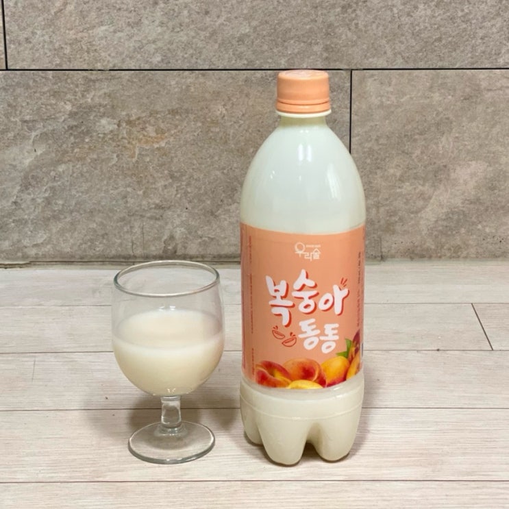  CU 품절대란템 달달하고 가볍게 마시기 좋은 막걸리, 복숭아동동