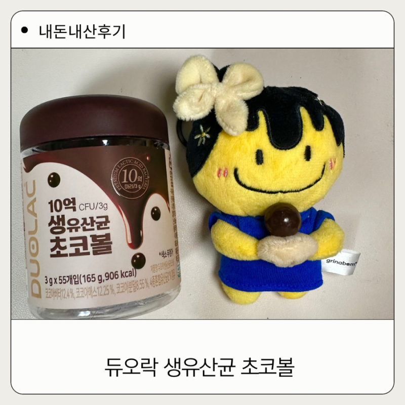 아이 유산균 고민 끝!듀오락초코볼로 맛있게 챙기는 아이 장 건강.생유산균