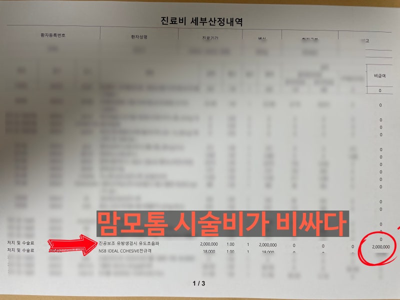 맘모톰 수술, '이 코드'면 실비 보험 100% 이상 가능합니다