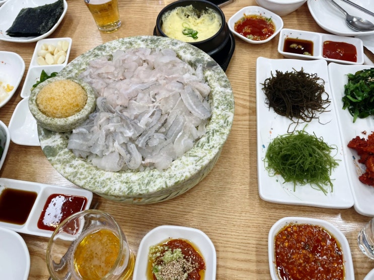  [동탄 맛집] 봄 도다리+해초쌈 조합  "유쾌한 회 세꼬시 동탄역점" 후기