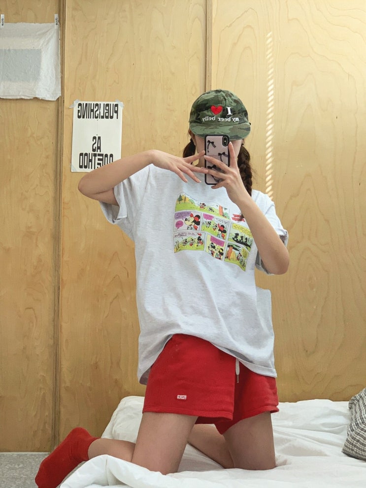  여자 봄여름 루즈핏 디즈니 반팔티 추천 빅사이즈 면 티셔츠로 귀엽고 편하게 데일리룩 완성