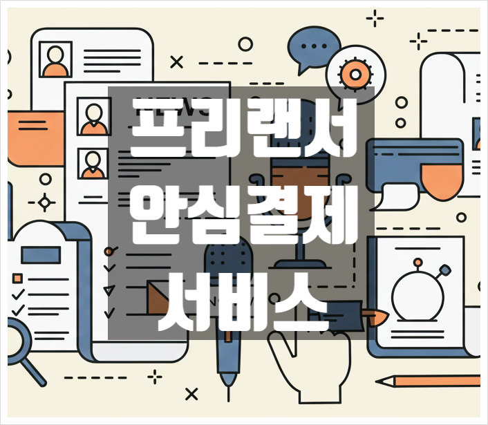  프리랜서 안심결제 서비스 서울시 프리랜서 안전결제 보장해요