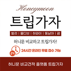  허니문 비교 견적 24시간: 발리/몰디브/하와이/동남아/괌