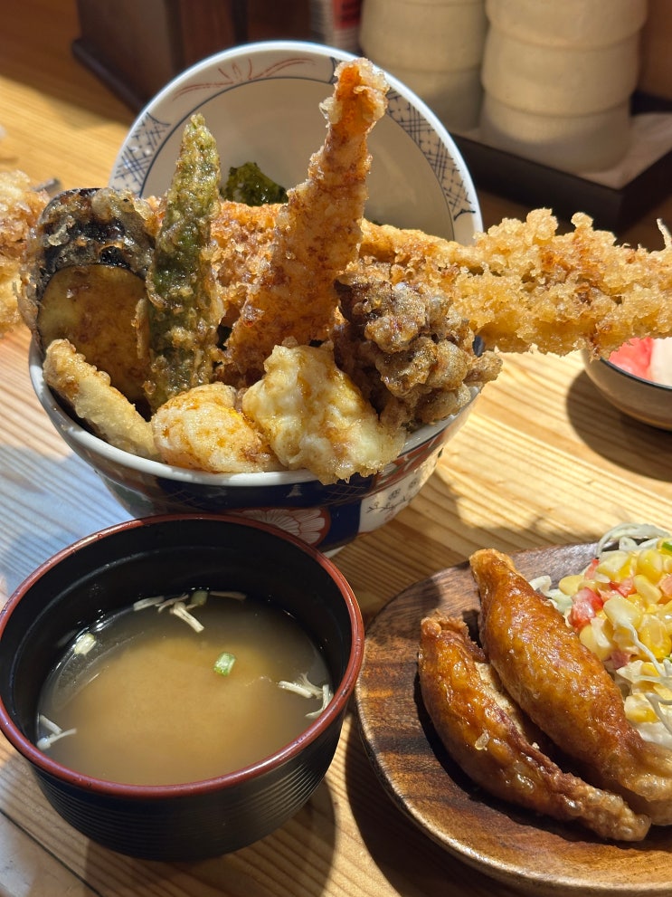  혼밥하기 좋은 영일대 해수욕장 텐동 맛집 온센 포항점