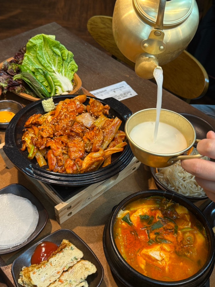  사상 닭갈비 맛집 계주 주차지원되는 사상터미널 밥집