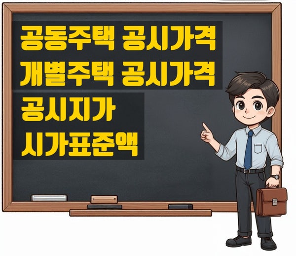  공동·개별주택 공시가격, 공시지가, 시가표준액 – 뭐가 다를까?