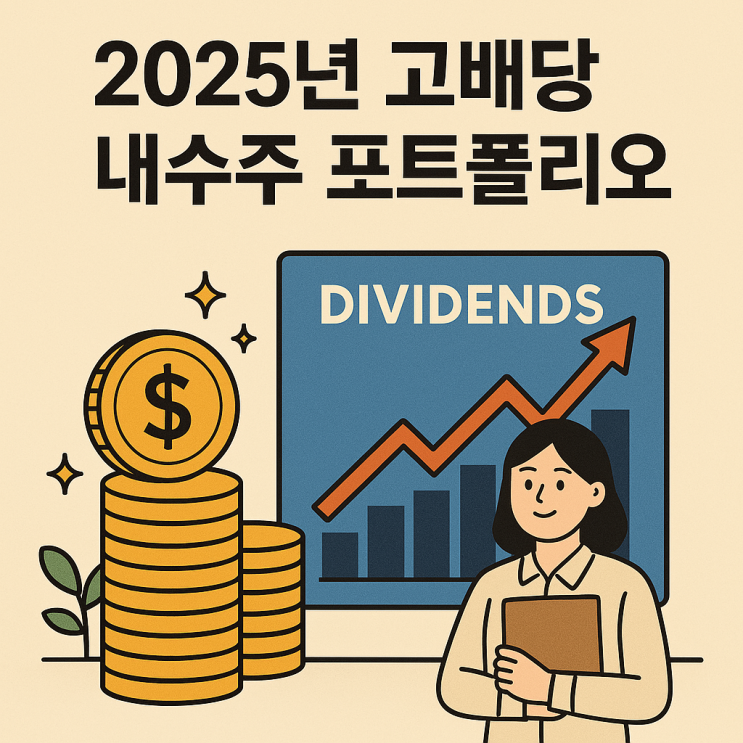  <재테크> “이런 주식만 모았더니 매년 배당금이 꽤 들어옵니다” – 2025 고배당 내수주 포트폴리오 공개