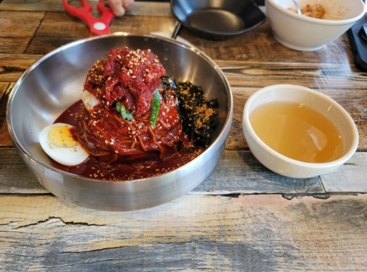  감자옹심이 명태막국수 회막국수 감자쫀드기 맛집, 강릉역 옹막