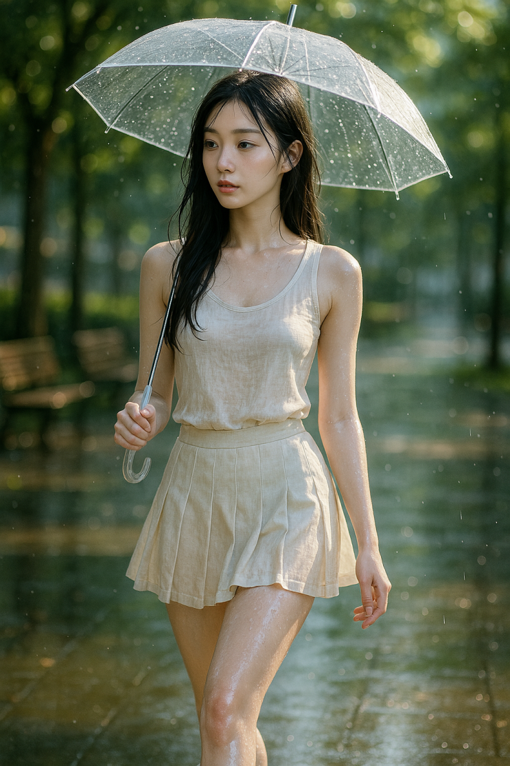  실사풍 감성 무드 일러스트
