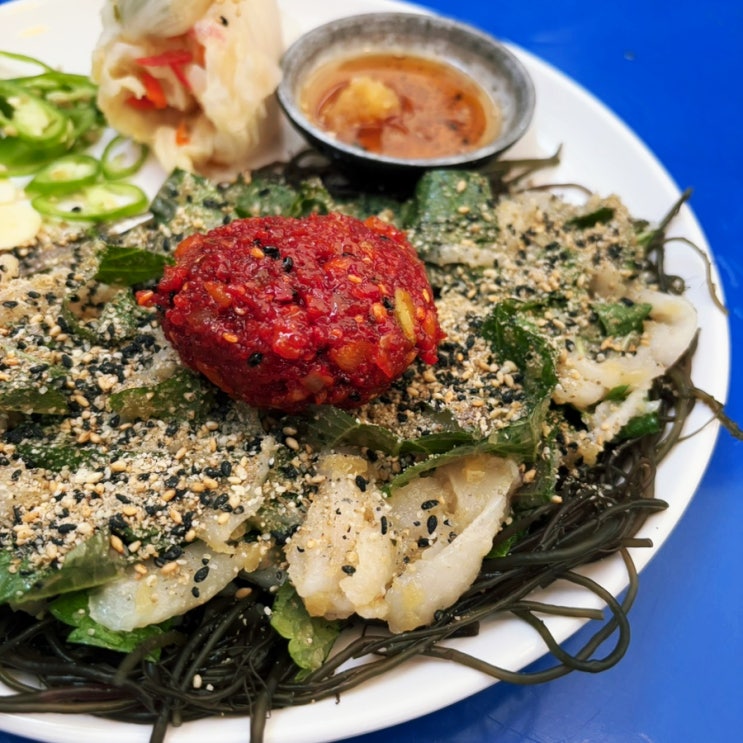  안주 맛있는 남영역술집 해물점 남영 직영점 막회 알고니국수 후기 +주차, 예약 팁