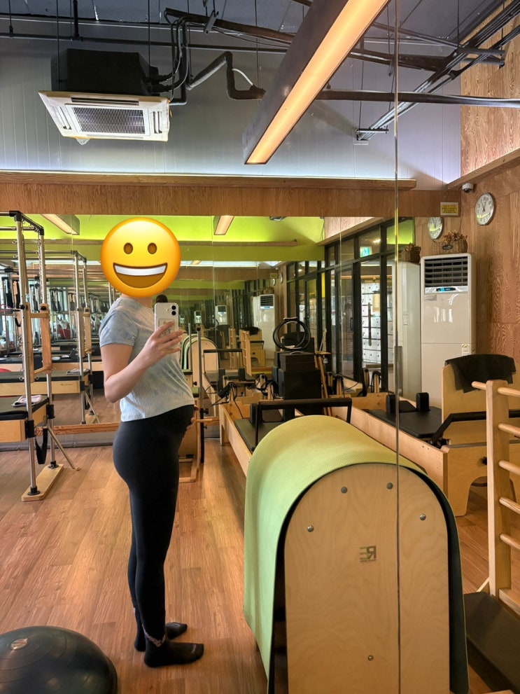  [임신 21주차]임산부 필라테스 산전필라테스 개인레슨 후기-허리스트레칭 골반스트레칭