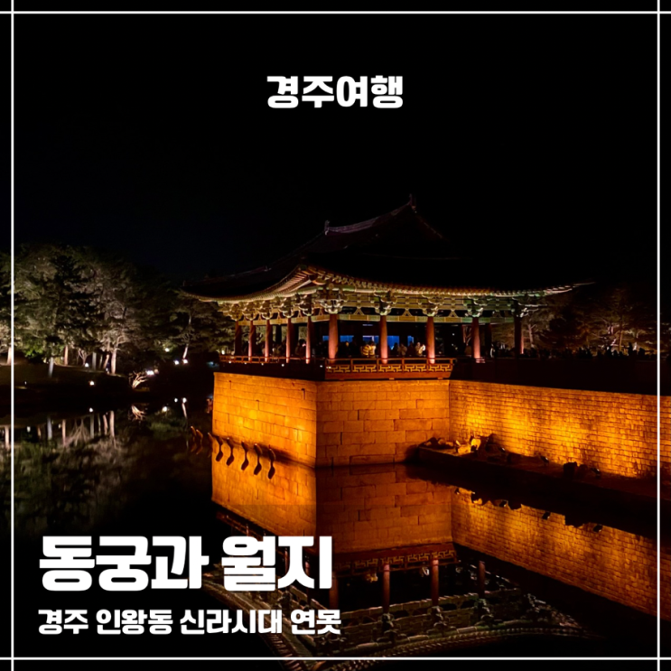  동궁과 월지 경주여행코스 벚꽃 야경명소 주차장 입장료 야경시간 정보