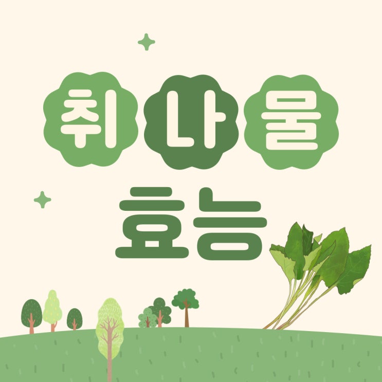  취나물 효능 논문으로 증명된 영양소의 힘