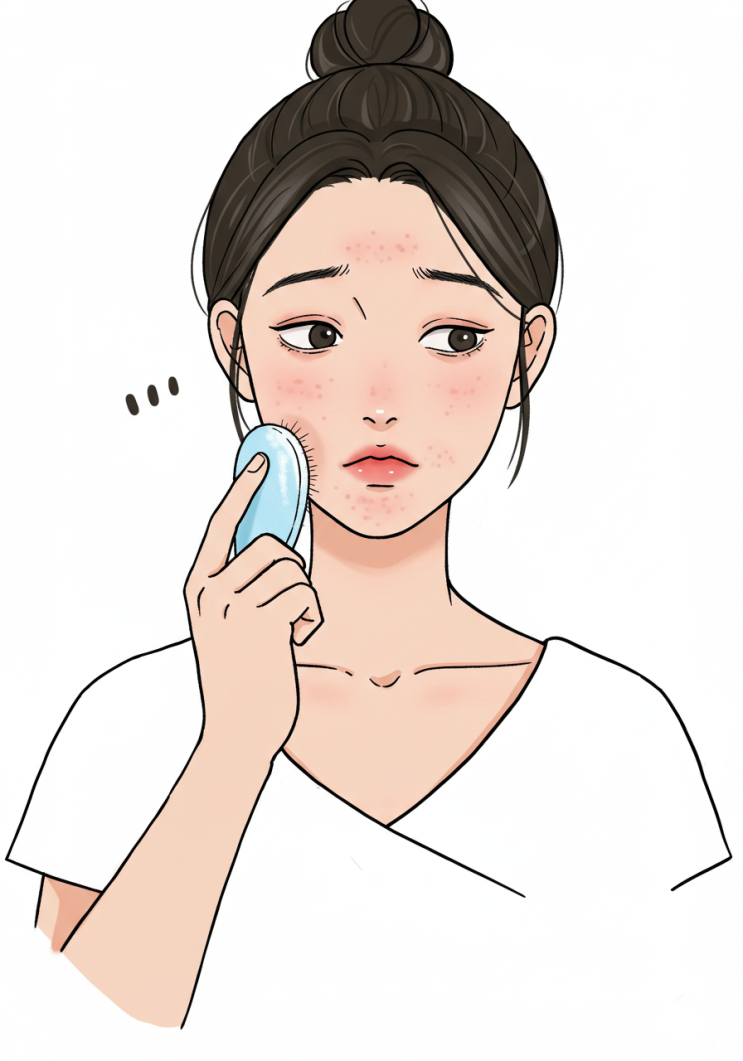 관자놀이 여드름 원인 및 잘 없애는 법 관자놀이 여드름 원인 및 잘 없애는 법