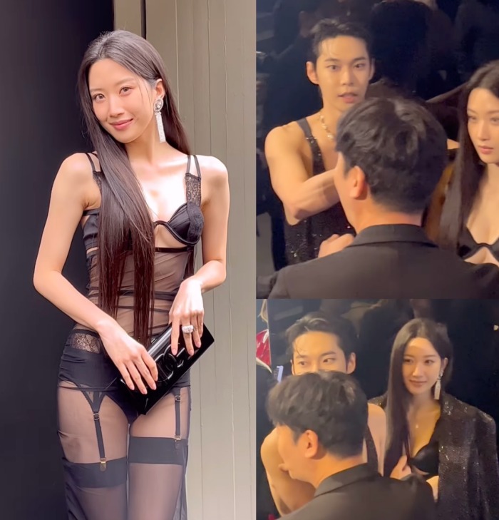 얌전하다 생각하실 때마다 <b>유퀴즈</b> <b>문가영</b> 패션위크 <b>란제리 룩</b>... 