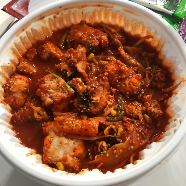  송도 아구찜 맛집 인생아구찜 다섯 번째 배달 후기