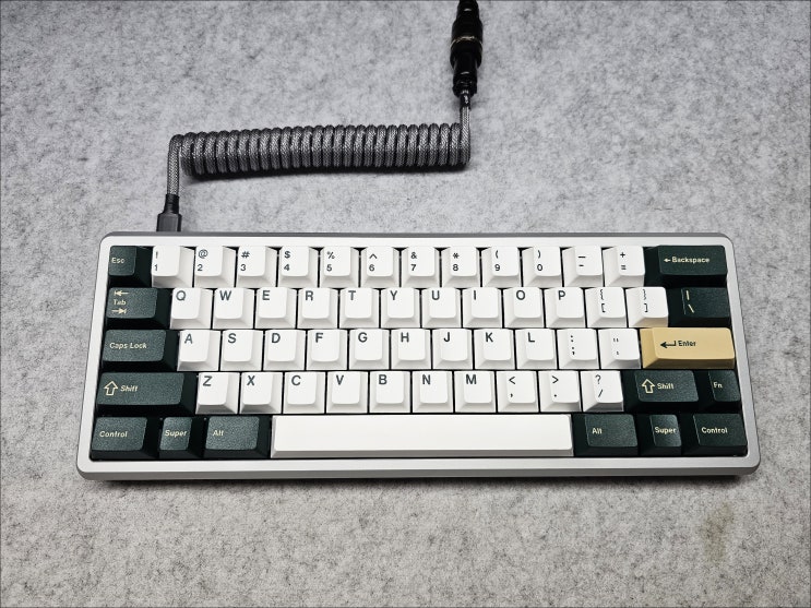  ABS 이중사출 종결 키캡 GMK British Racing Green R2