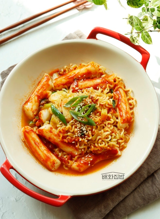 라볶이 만드는법 백종원 라볶이 레시피 만들기 라면요리