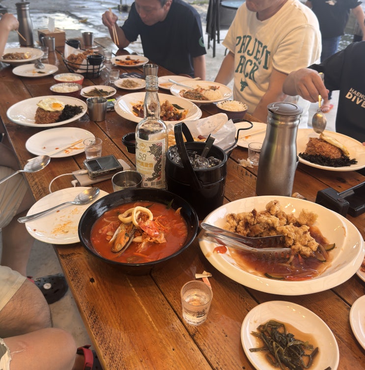  palau mkdive 팔라우 엠케이다이브 저녁식사