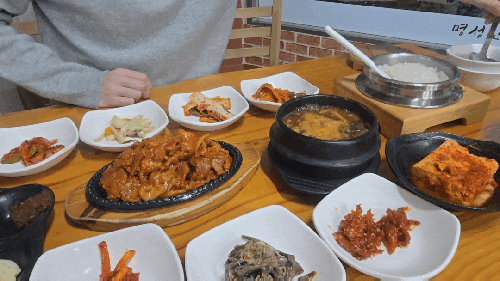  포천아트밸리 근처맛집 명품쌈밥 내돈내산 추천 후기 제육 솥밥 최고