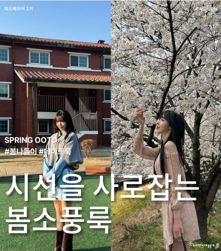  봄소풍에서 인생샷 남기는 법 :: 설레는 느좋 코디 추천