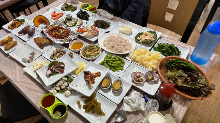  울산 방어진횟집 푸짐한 슬도 신삼천포횟집