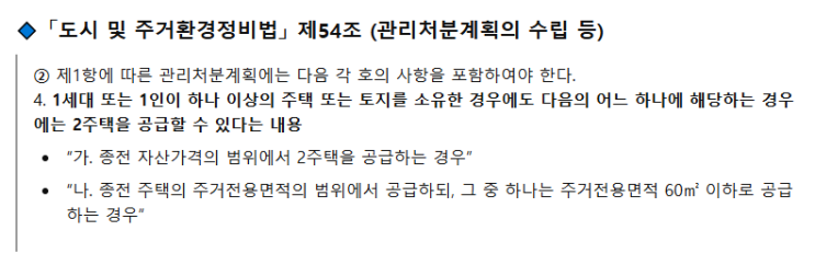 상가 조합원도 ‘1+1 분양’ 가능할까? <b>법제처</b> 해석은?