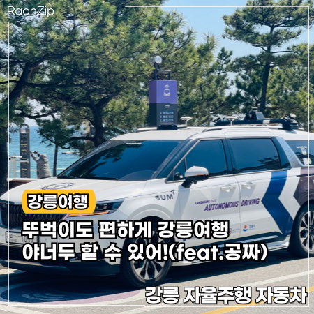  강릉 자율주행 자동차 예약 뚜벅이도 가능한 시티투어