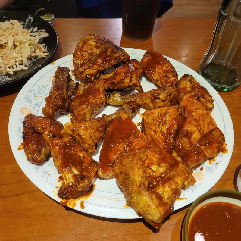 대전 용문역 숯불구이 통닭 로컬맛집 둥지바베큐