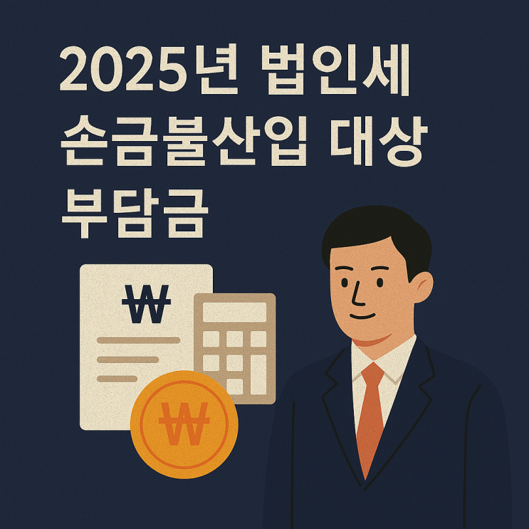  2025 법인세 개정, 법인세 손금불산입 대상 부담금 범위 조정
