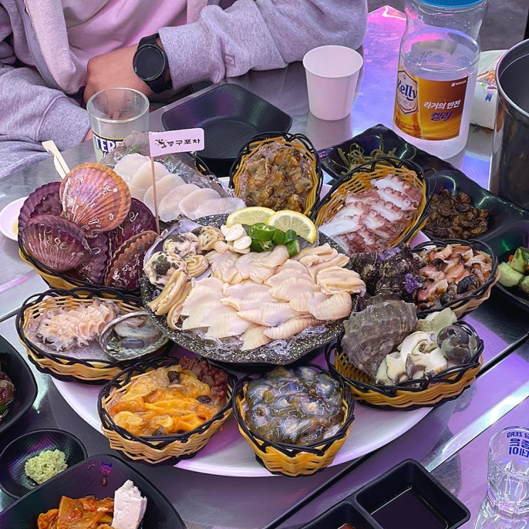  도계동맛집 깽구포차:제철해산물 미더덕회가 있는 창원 술집